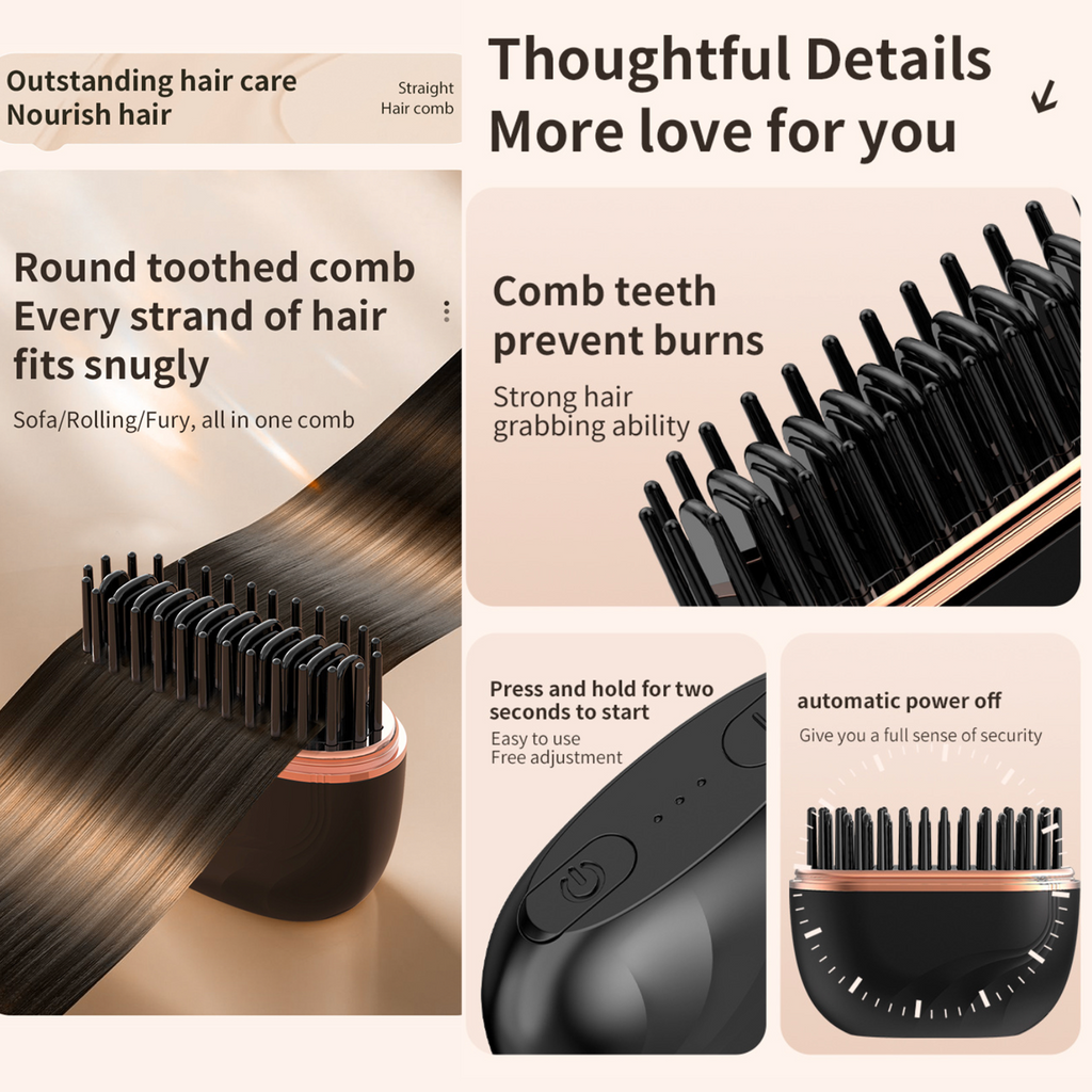 Mini Hair Straightening Comb